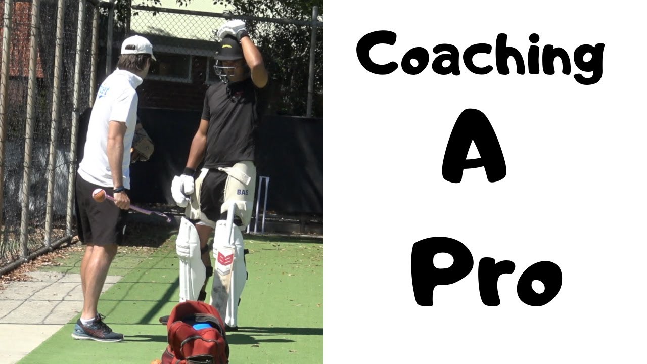 Batting Session with a Professional Cricketer - Leicestershire's Ben Mike