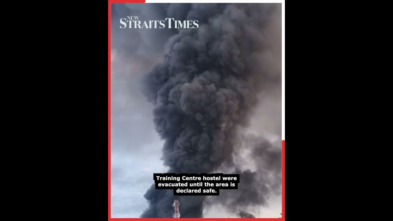 Massive blaze at Gebeng waste facility sends thick smoke into sky