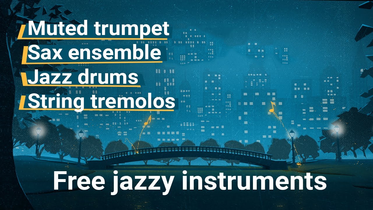 Write your own jazzy soundtrack with these free instruments!