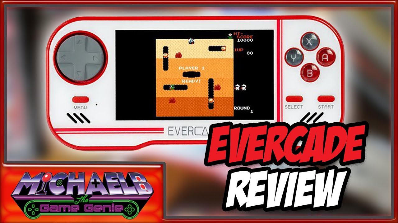 Evercade Portable Retro Gaming Console Review | MichaelBtheGameGenie