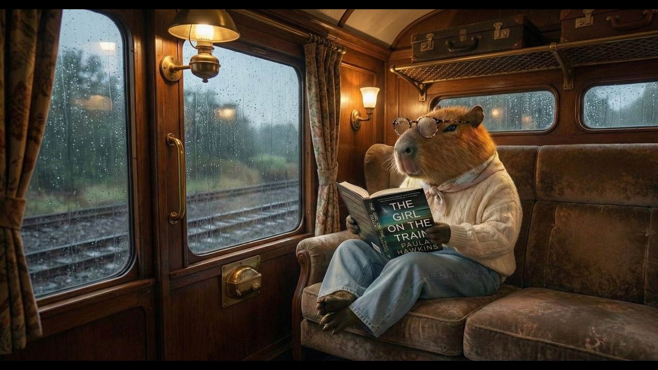 A Slow Journey with Capi: Train, Book & A Safe Place Inside You 🚆📖