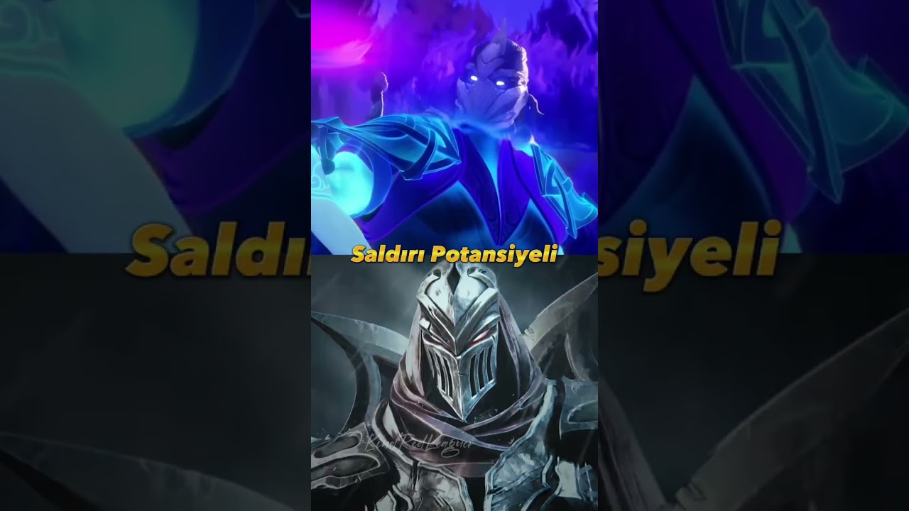 Shen vs Zed (HİKAYE) #shorts #leagueoflegends #vs