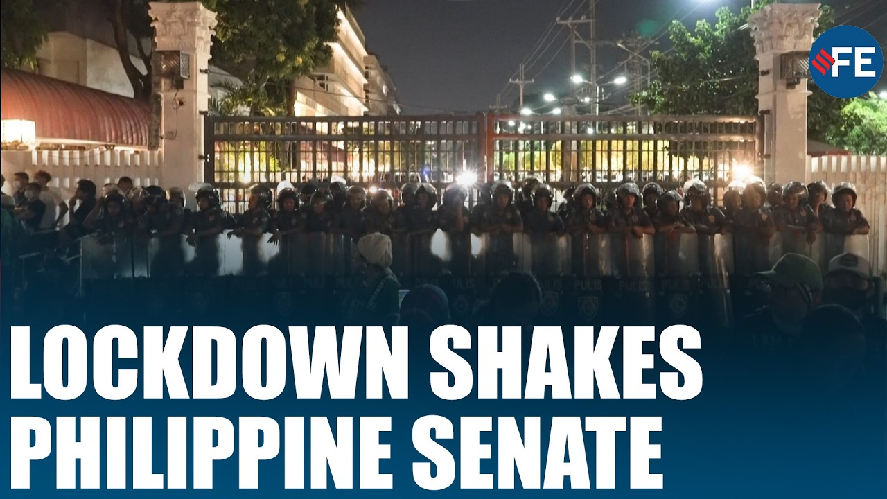 Philippine Senate In Lockdown Amid Ronald Dela Rosa Arrest Warrant Row | Chaos On Cam!