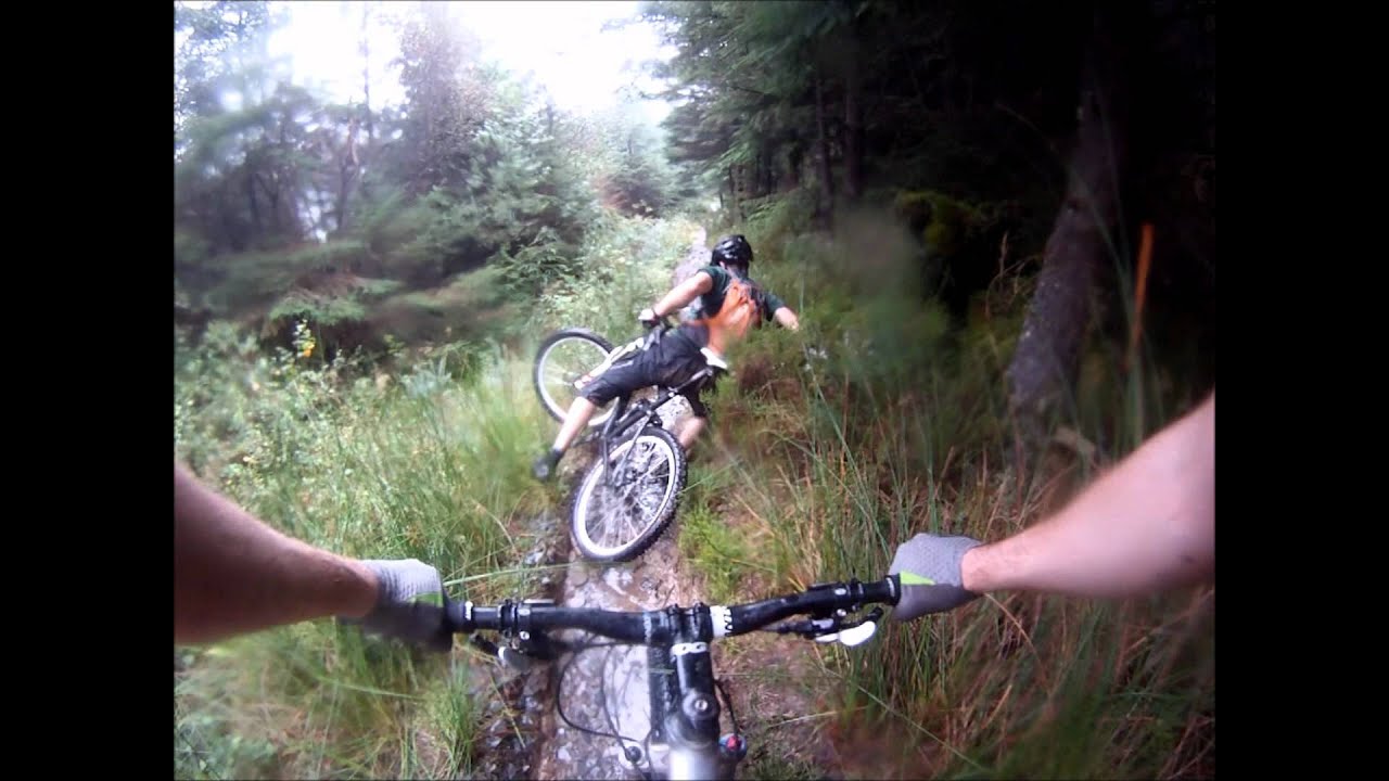 The Climax Trail, Machynlleth, MTB crash, Gopro