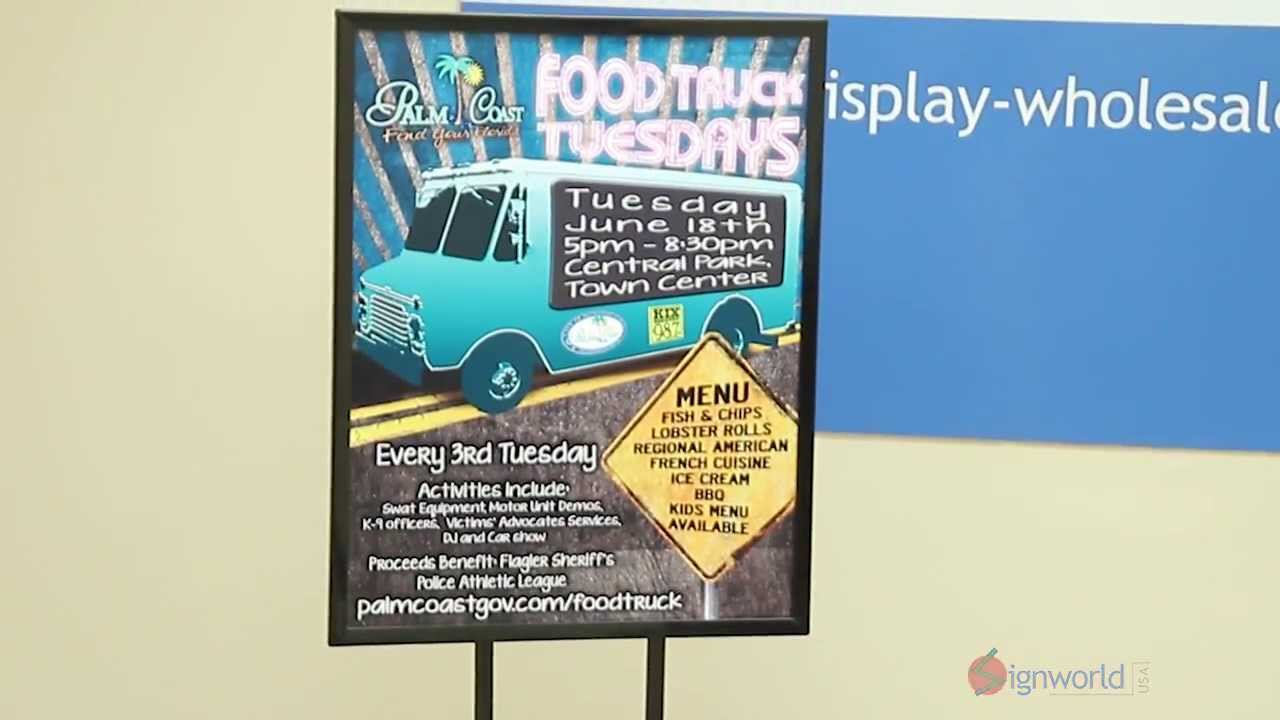 Poster Sign Holder Floor Stand 22