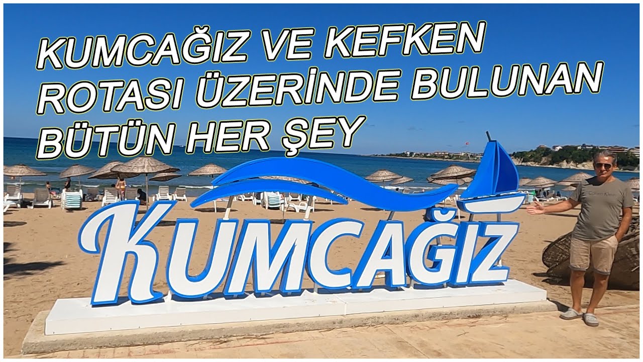 Kumcağız , Kefken , Kapri ve midye koyu rotasını adım ,adım  gezdik.