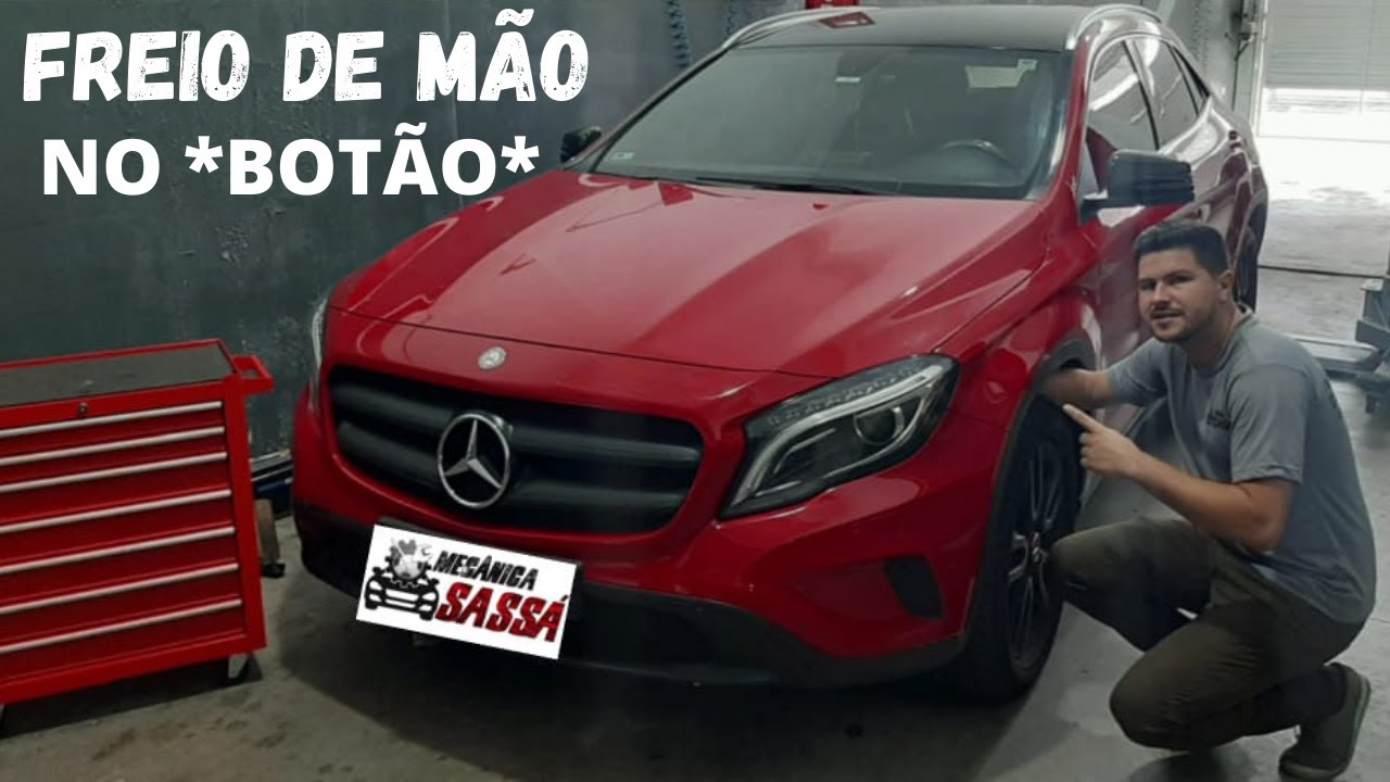 FREIO DE MÃO ELETRICO!?  troca de discos e pastilhas traseiras #Mercedes #Gla200 #raven