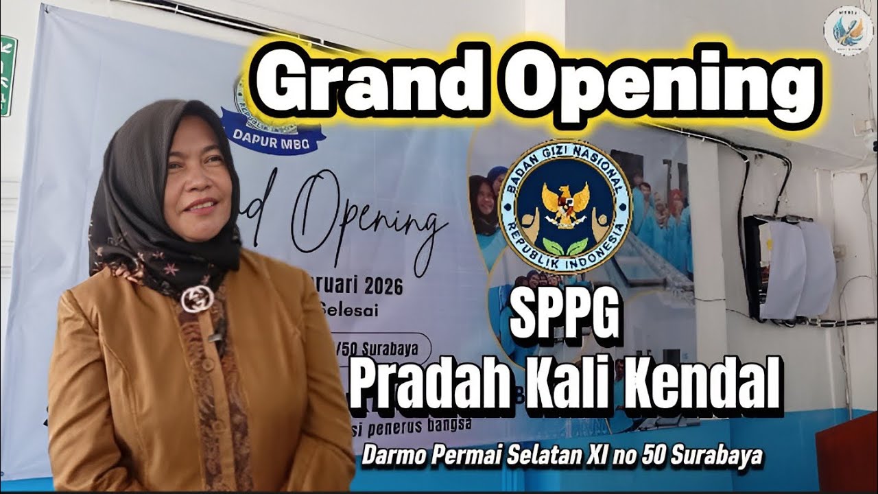 Grand Opening SPPG Pradah Kali Kendal Surabaya