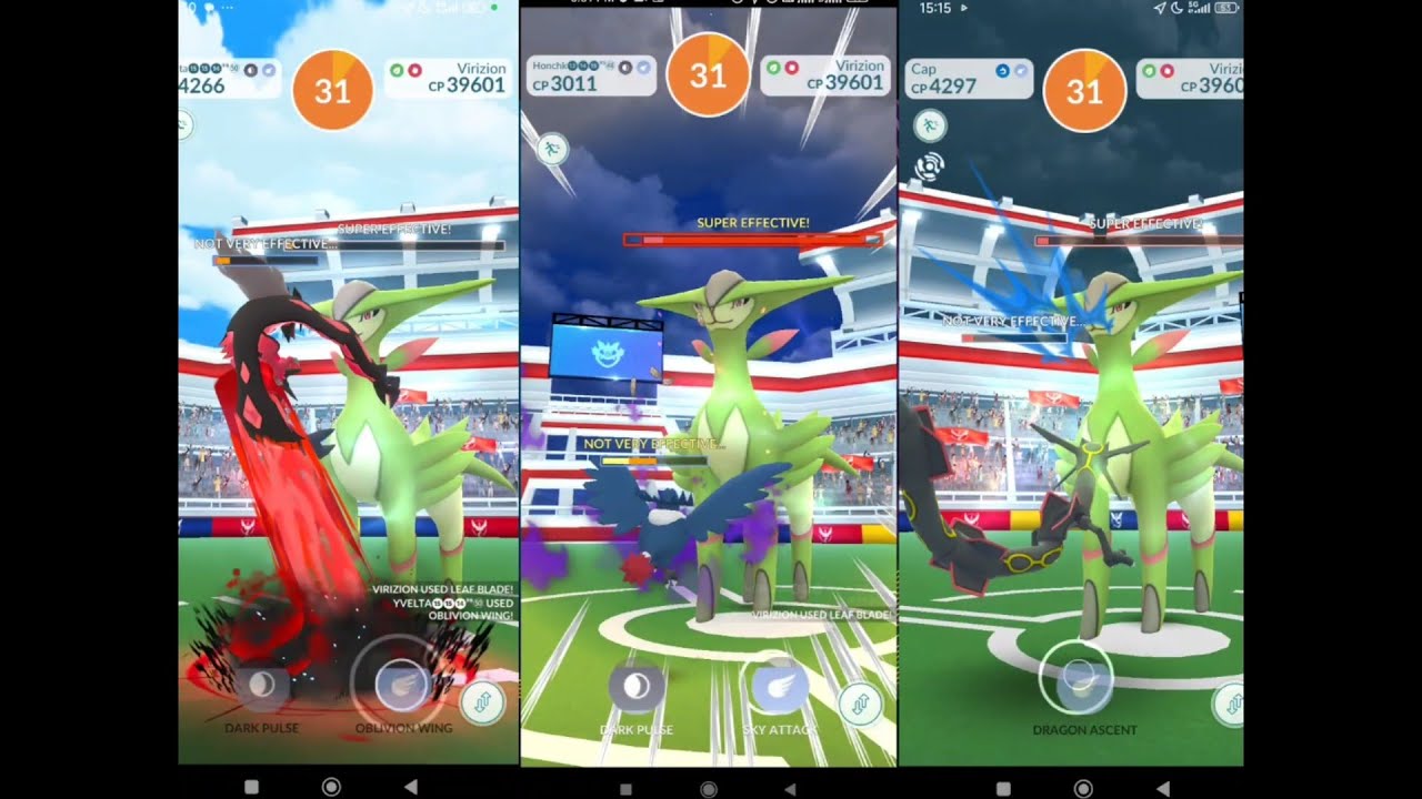Virizion Solo Raid by 6 Unique: Windy Weather + Behemoth Stronger Than Mega Rayquaza!