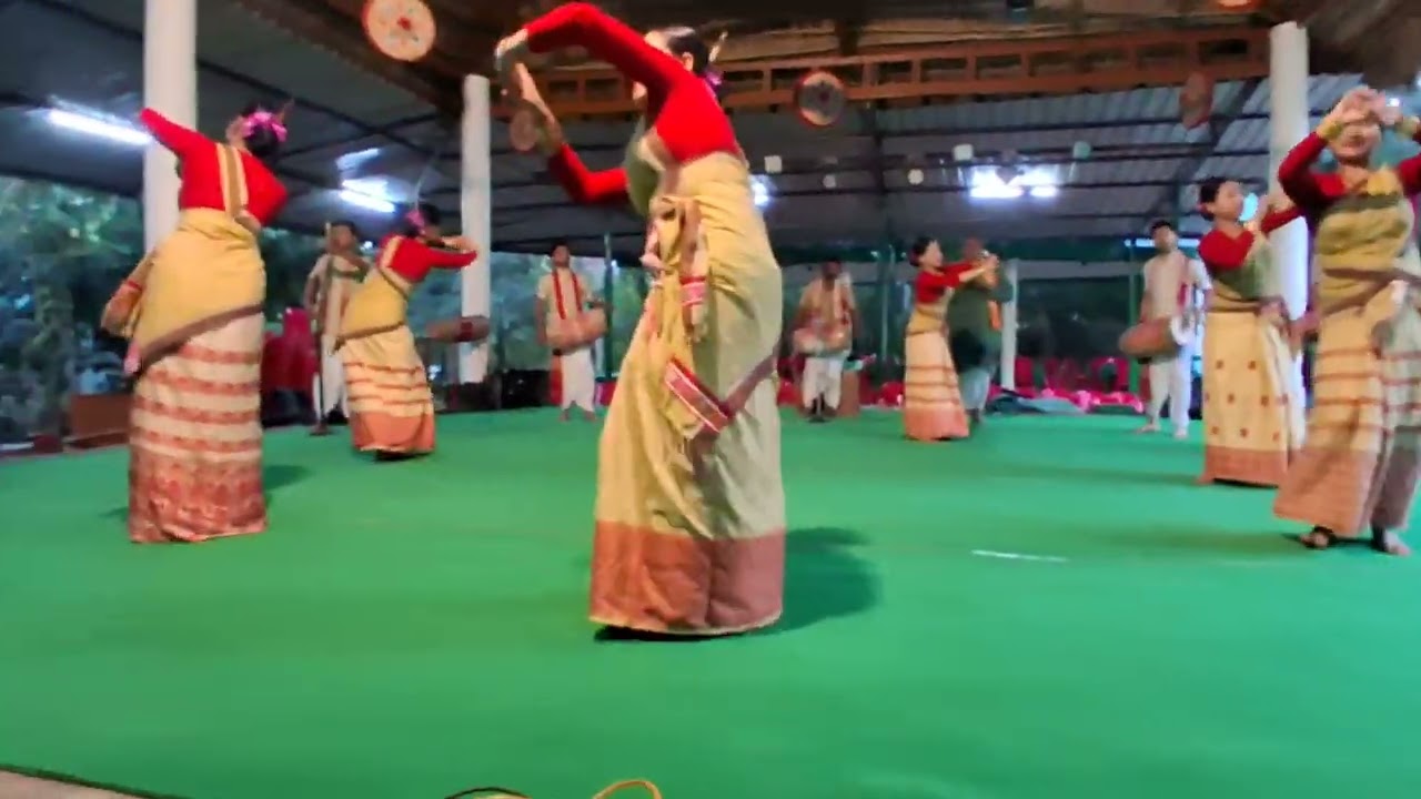 Assamese Bihu Dance at KAZIRANGA ORCHID PARK  #bihu 