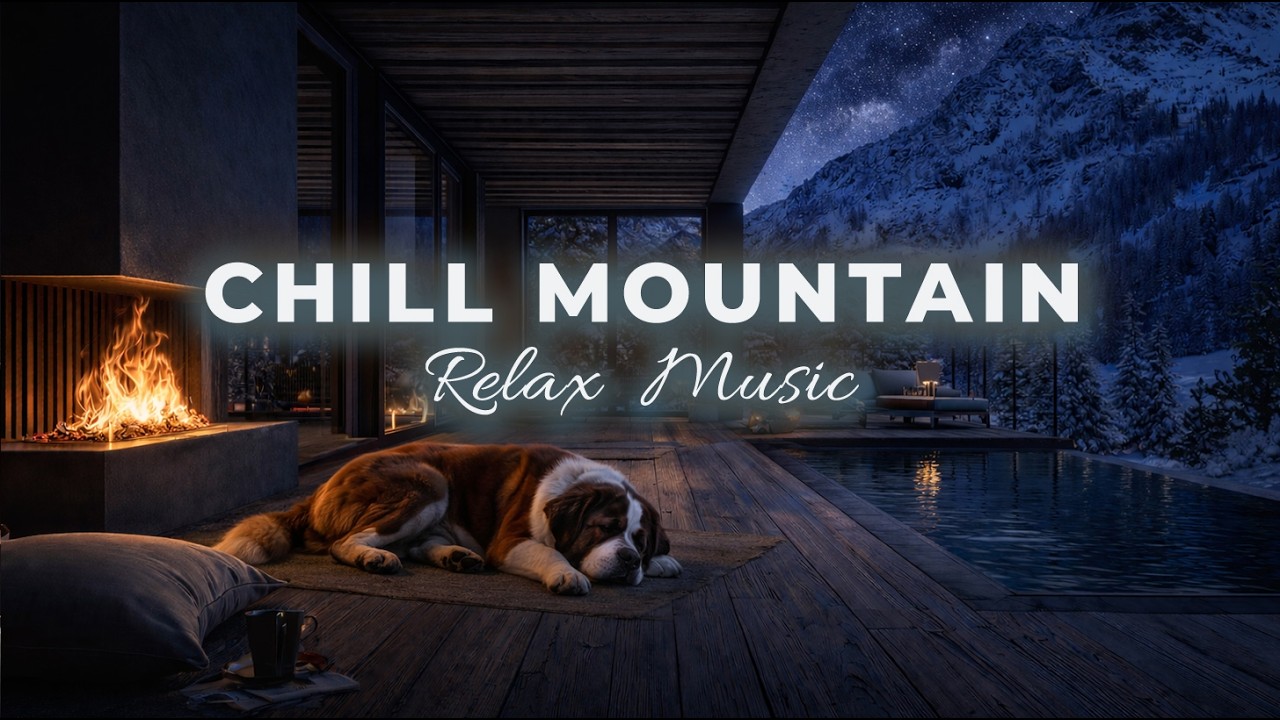 Cortina Chill Mountain 🌙 Night Relax Deep House Music