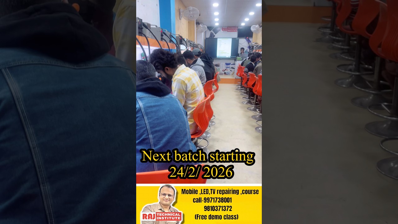 आज क्या सीखा रहे मोबाइल मैं | mobile repairing course | raj technical institute 