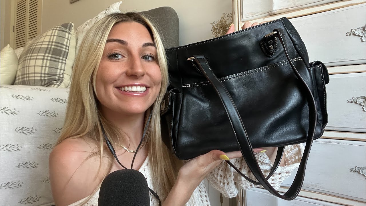 ASMR What’s In My Bag (but it progressively gets more unpredictable) 🧐😜
