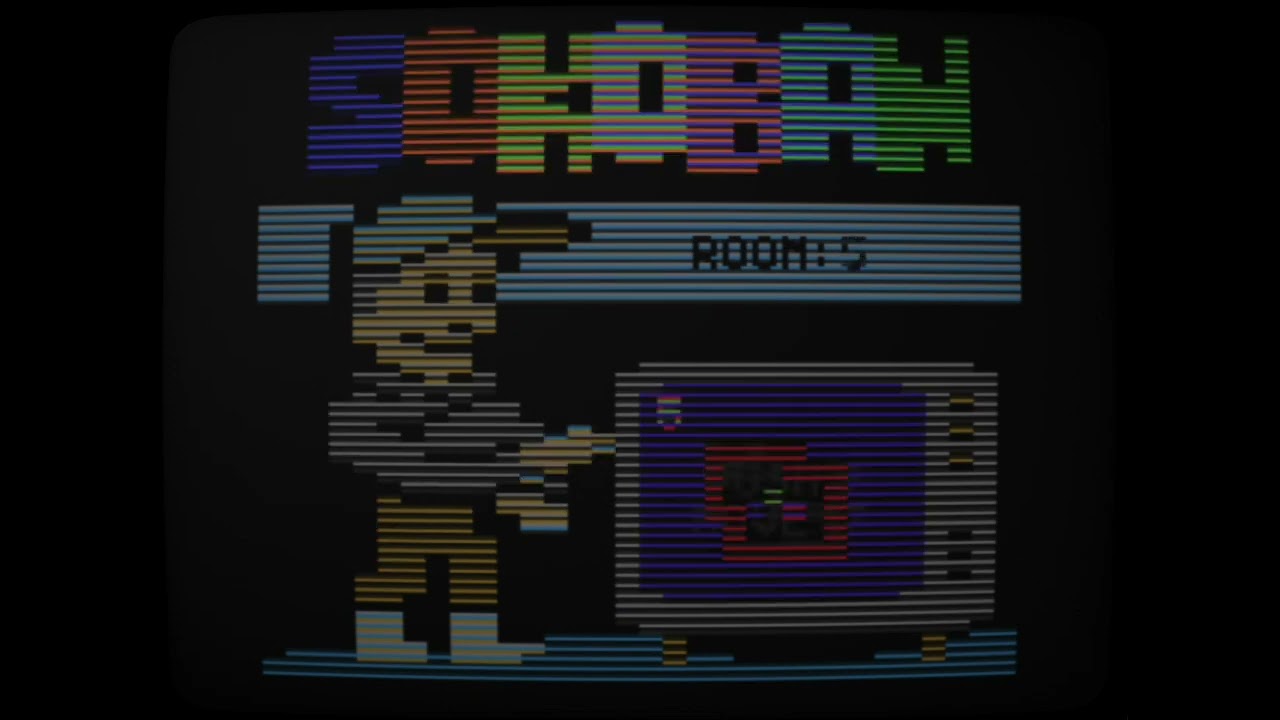 Atari 2600 - Sokoban 2025 - new pCC display technology