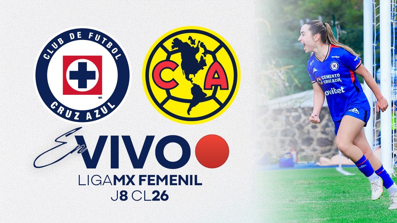 EN VIVO 🔴 Cruz Azul Femenil vs América | J8 | CL26 | Liga MX Femenil