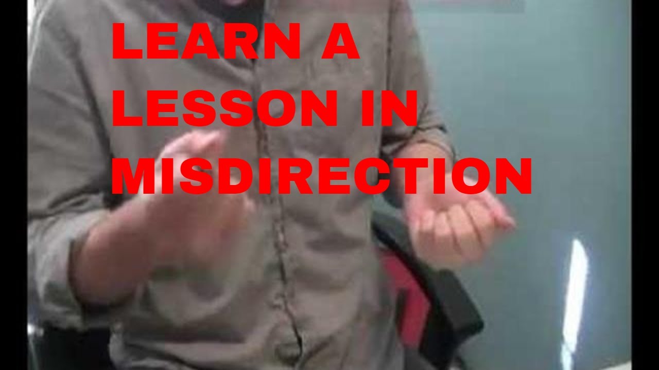 Free Magic Tricks: Lesson in Misdirection