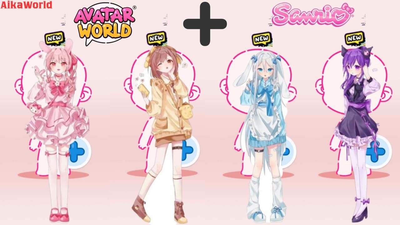 Sanrio Anime Girls in Avatar World 💖✨#avatarworld #sanrio