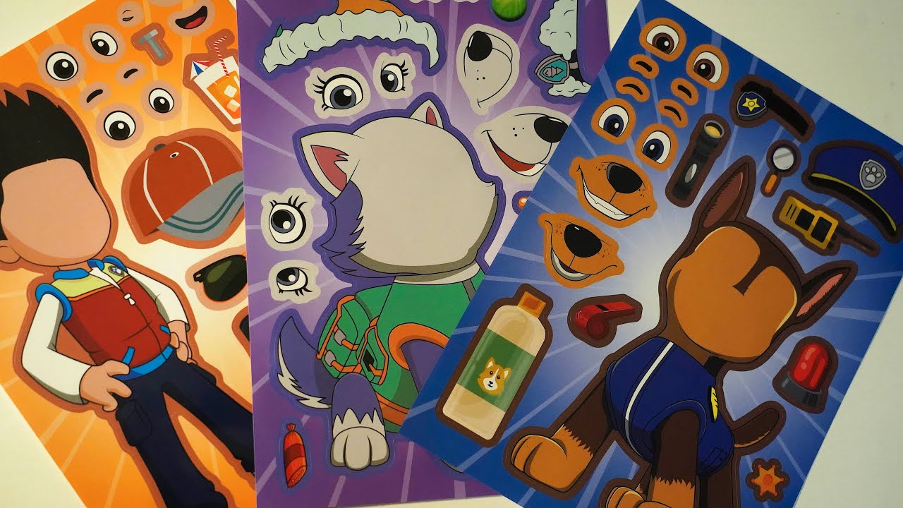 PAW Patrol ASMR Stickers ✨ Ryder, Skye & Chase | Relaxing Sounds & Eye-Friendly Warm Light