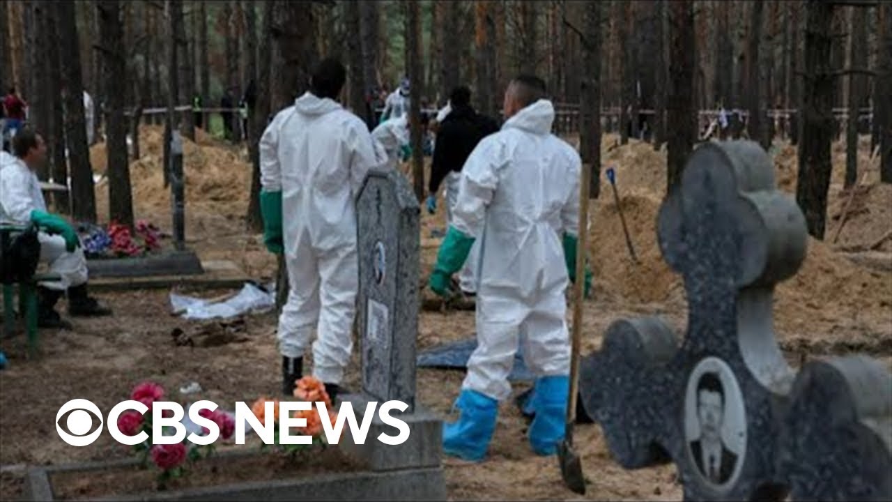 Mass graves, alleged torture chambers found in recently-liberated Ukrainian city