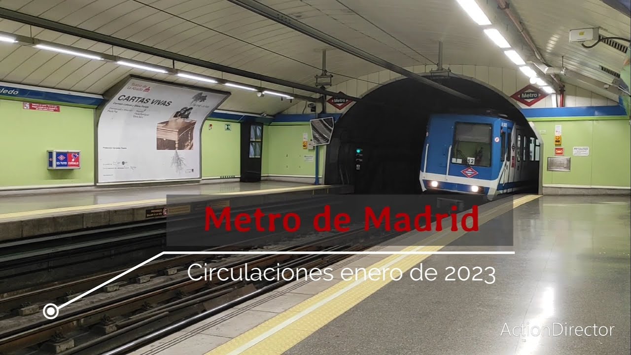 Metro de Madrid: Circulaciones enero de 2023.