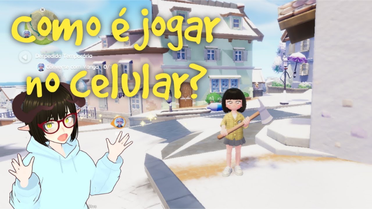 Jogando Heartopia pelo celular, será que roda?