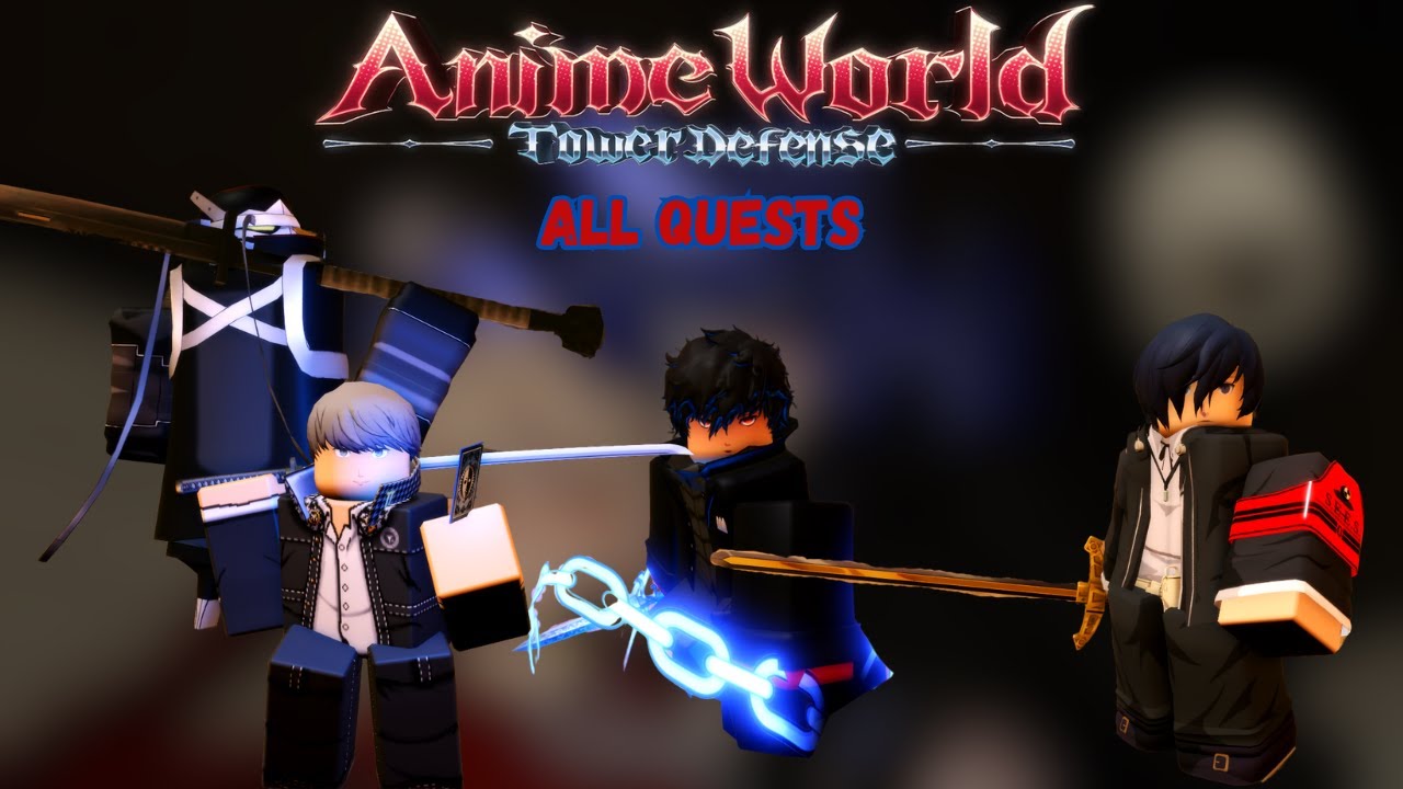 Как выполнить каждый квест для юнитов Persona в Anime World Tower Defense