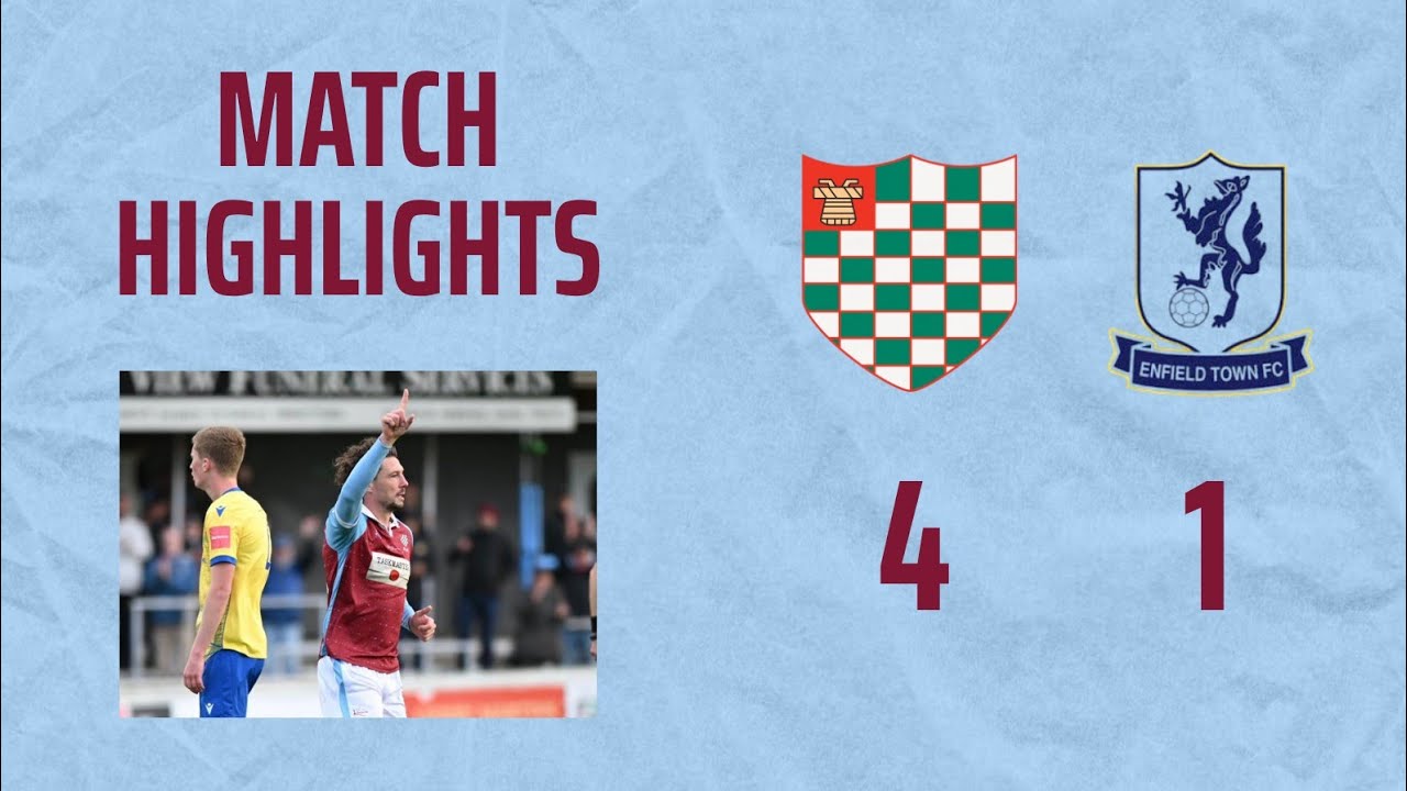 HIGHLIGHTS | Chesham United 4 Enfield Town 1 - 4th October 2025