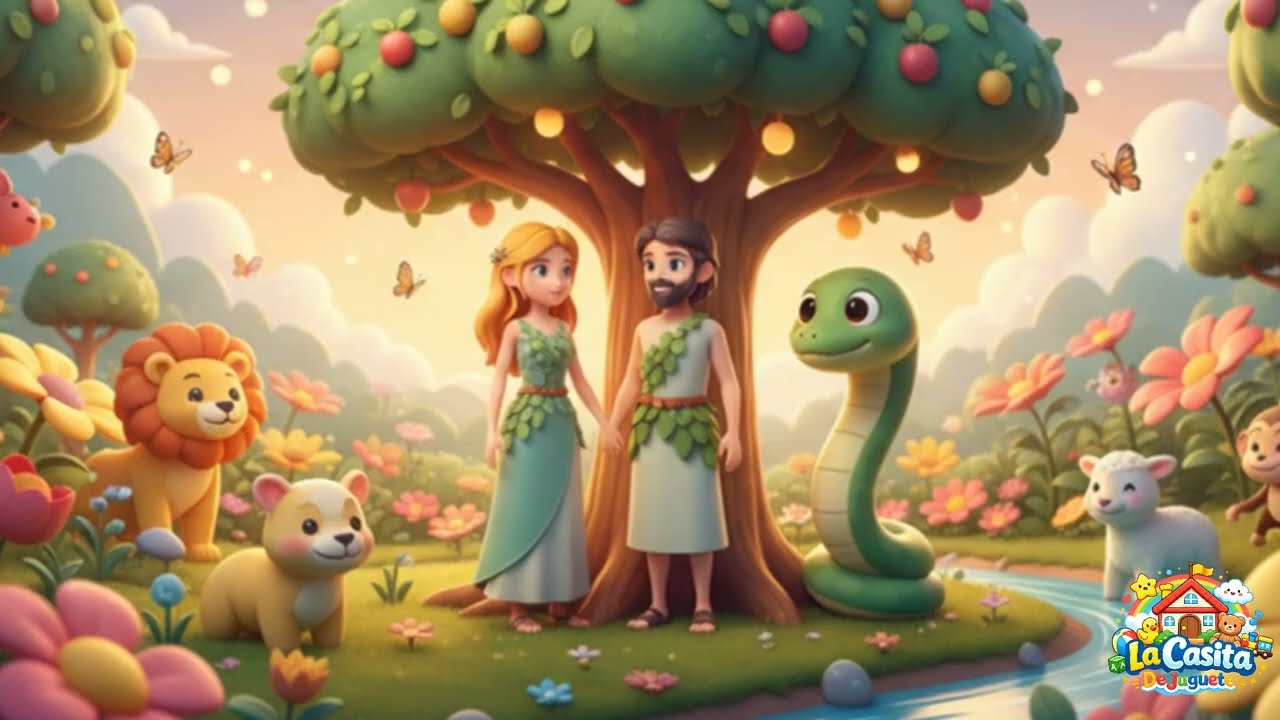 Adán y Eva | Historia Biblica Para Niños