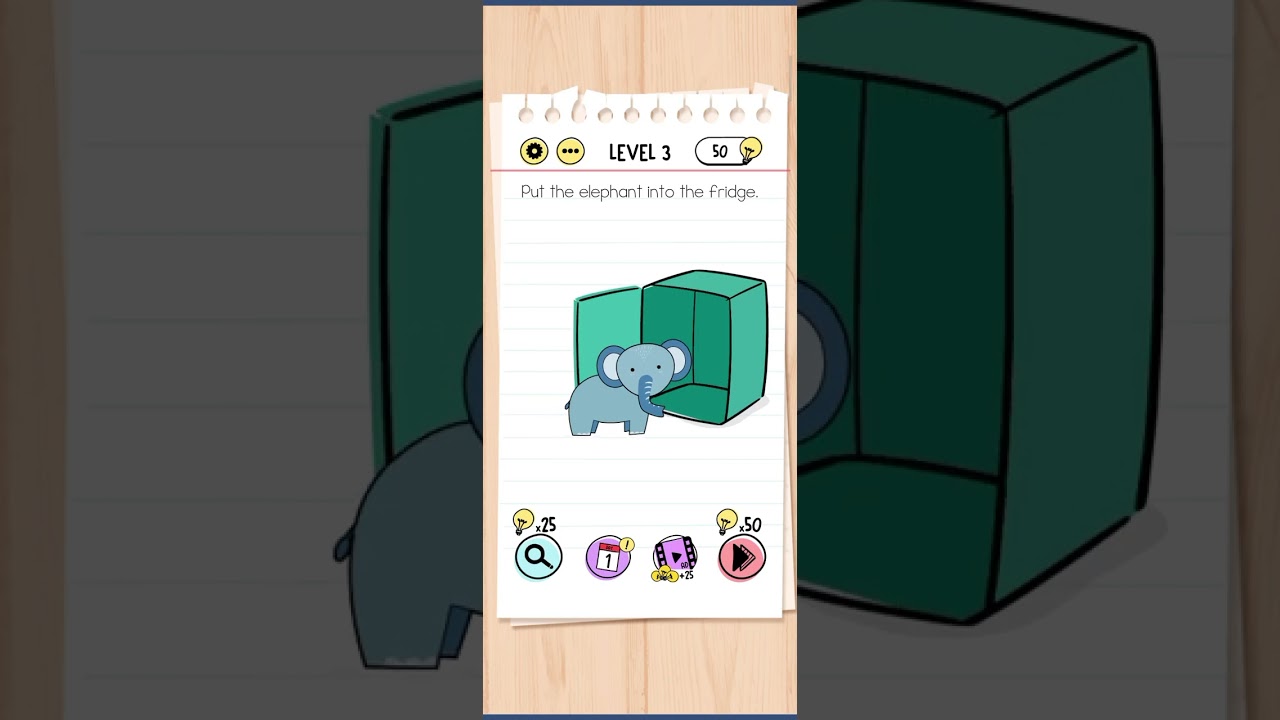 Elephant putting in fridge #video #games #gamerchannel #gaming #gamerschannel #mychannel #gameplay