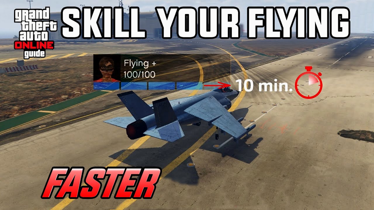 Skill your flying level quicker with this method [ SPEEDSKILL GUIDE ] GTA 5 Online