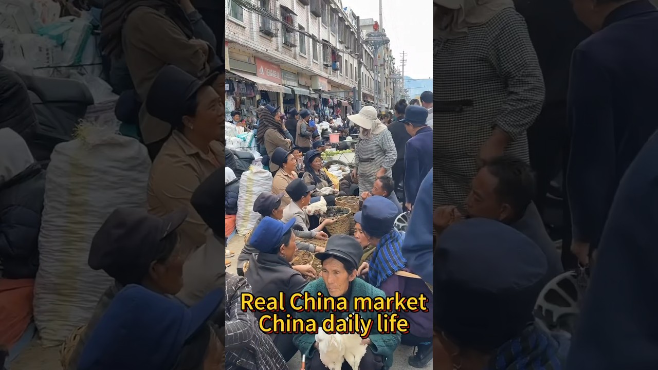 Real China daily life vlog,China market #china #chinalife #ruralchina