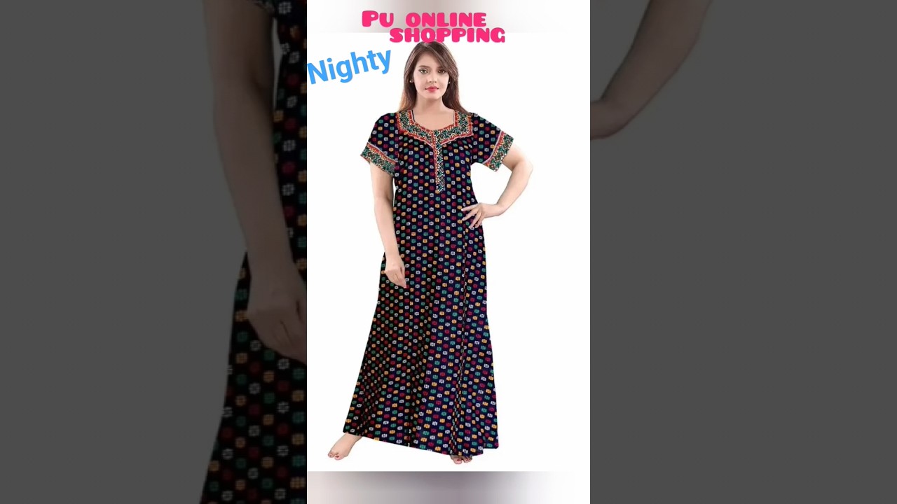 Nighty Ka Designs || Nighty Dress #nighty #nightywear #shopping #shorts