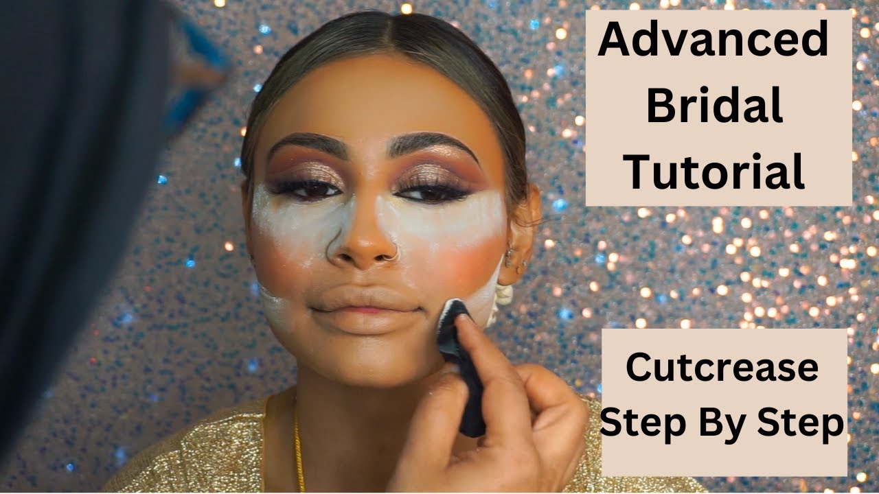 Advanced Bridal Makeup Tutorial / Cutcrease / Drugstore Foundation