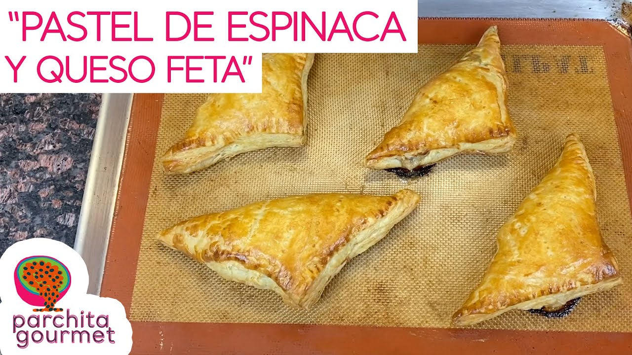 Pastelitos de Hojaldre con Espinaca y Queso Feta