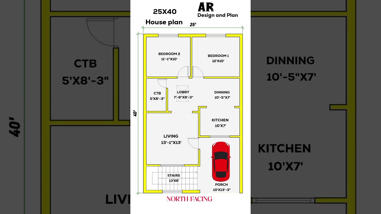 25x40 House Plan North Facing #20x45 #home #30x50kagharkanaksha #housedesign #homedesign
