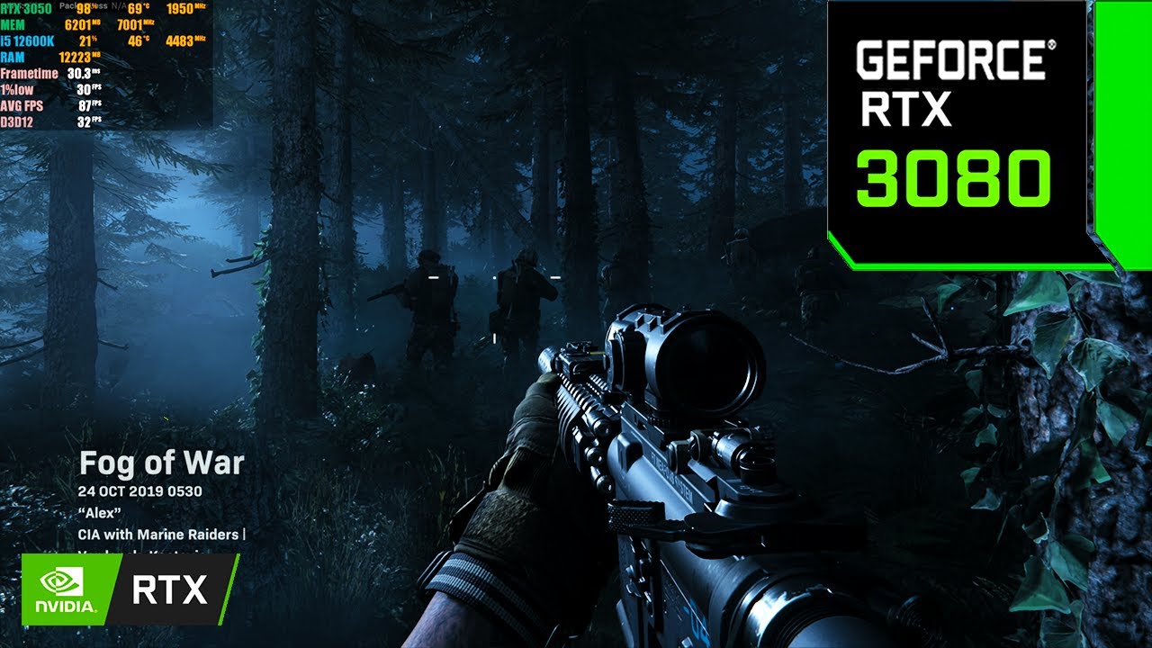 Call of Duty : Modern Warfare | RTX 3080 12GB ( 4K Maximum Settings RTX ON )