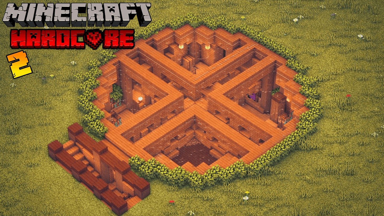საუკეთესო სახლი Minecraft Hardcore #2
