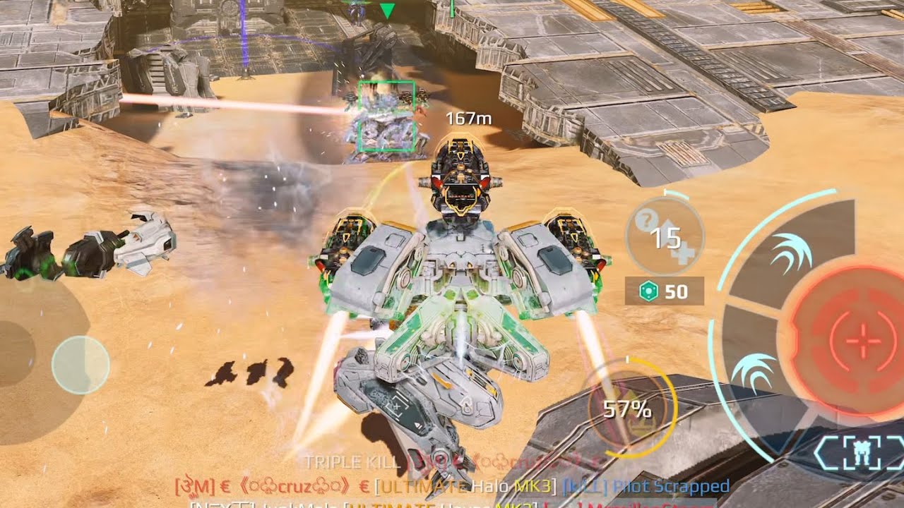 Duo w/ TonyWR and using different hangar bots | War Robots gameplay