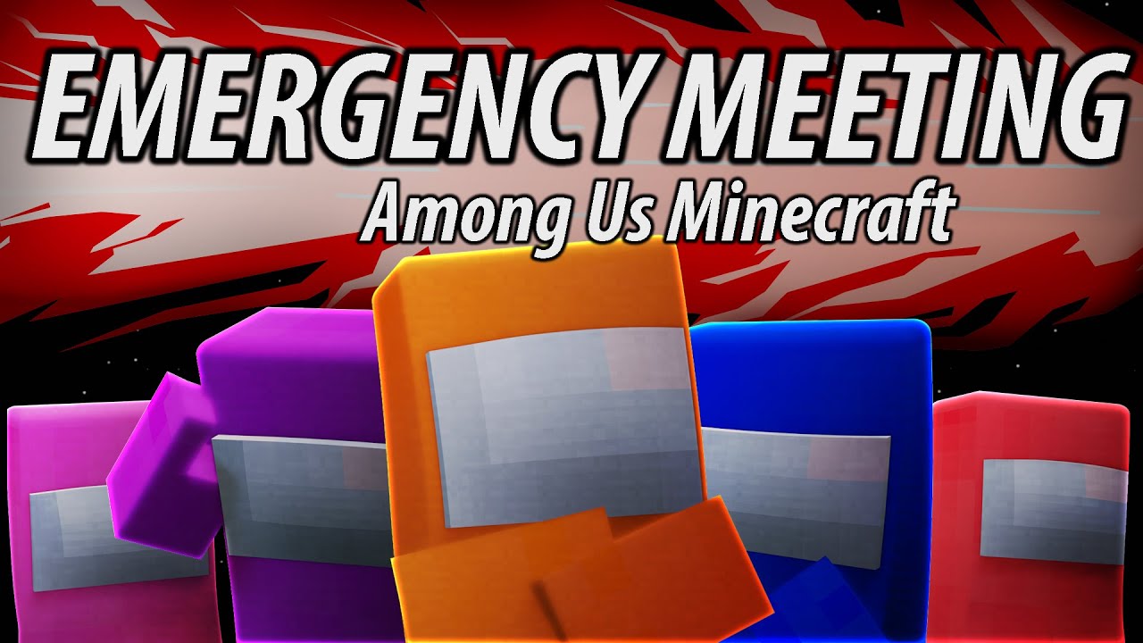 EMERGENCY MEETING Among Us Minecraft Animation
