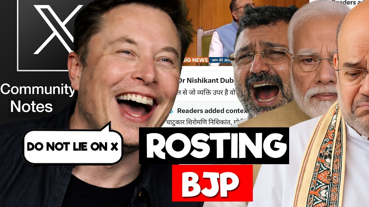 ELON MUSK ROASTS BJP 😂 TRUMP CONTROLLING INDIAN ARMY? NISHIKANT DUBEY ROASTED   | RAHUL GANDHI