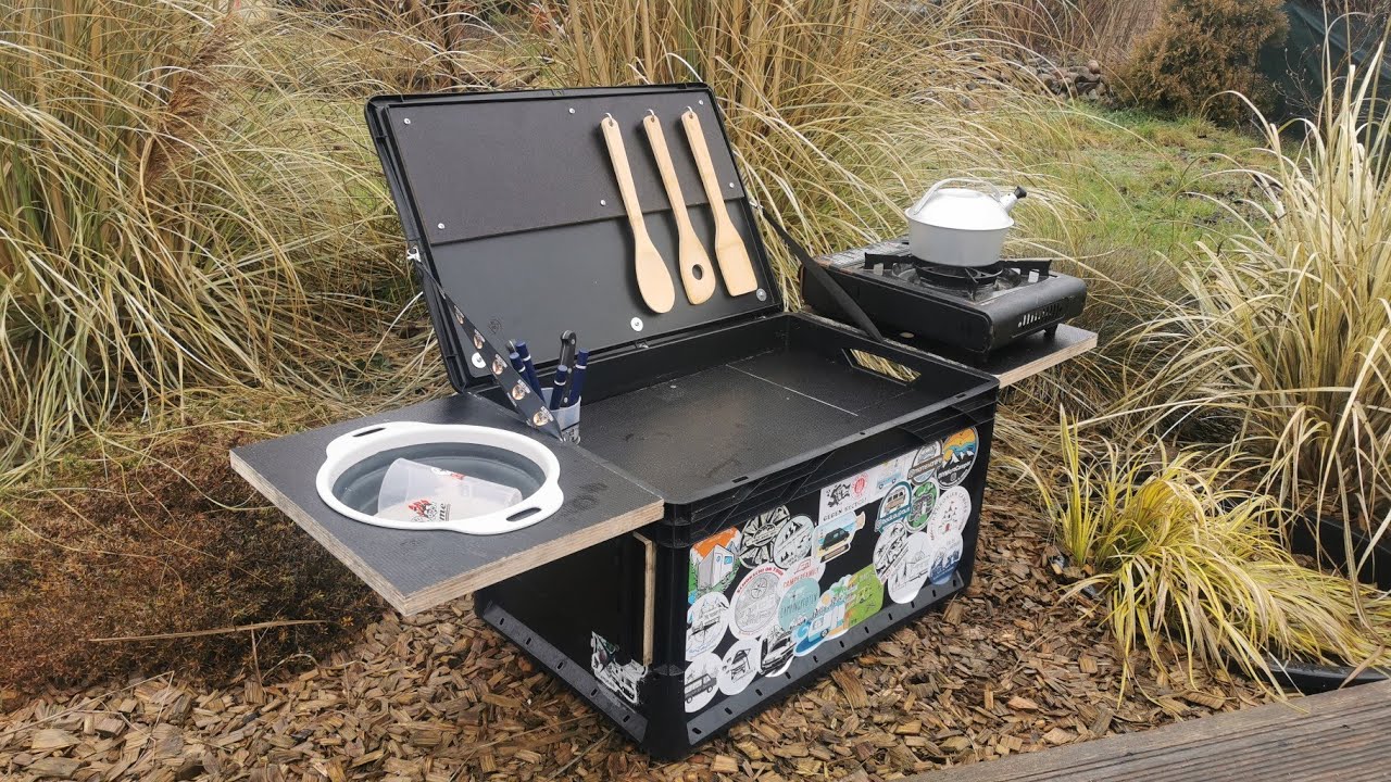 DIY Campingküche in einer Eurobox