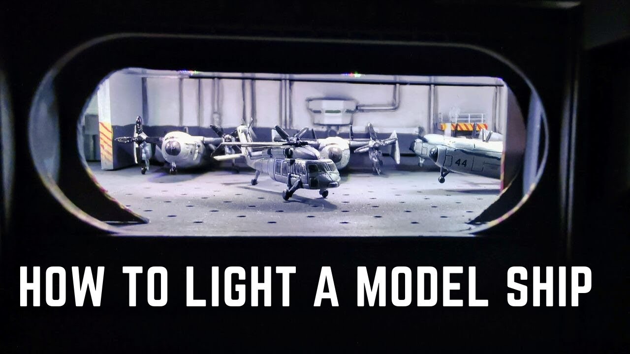 Model Making Tutorial How to Light a Model Ship