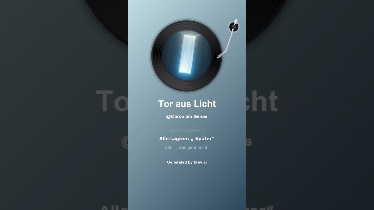 Tor aus Licht