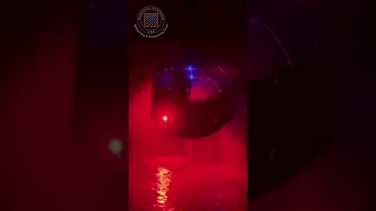 Aviation Survival Training at Night During a Storm!
