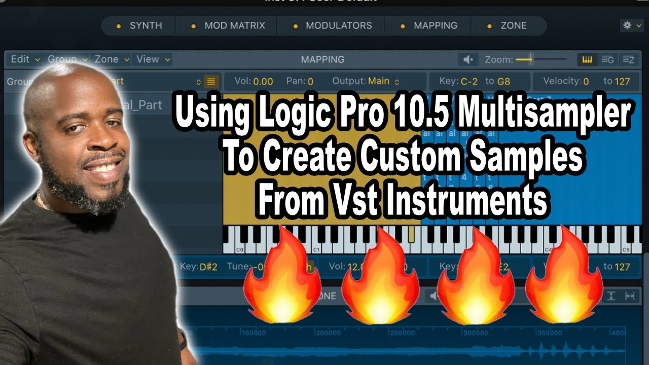 Using Logic 10.5 Multisampler To Create Custom Samples From Vst Instruments