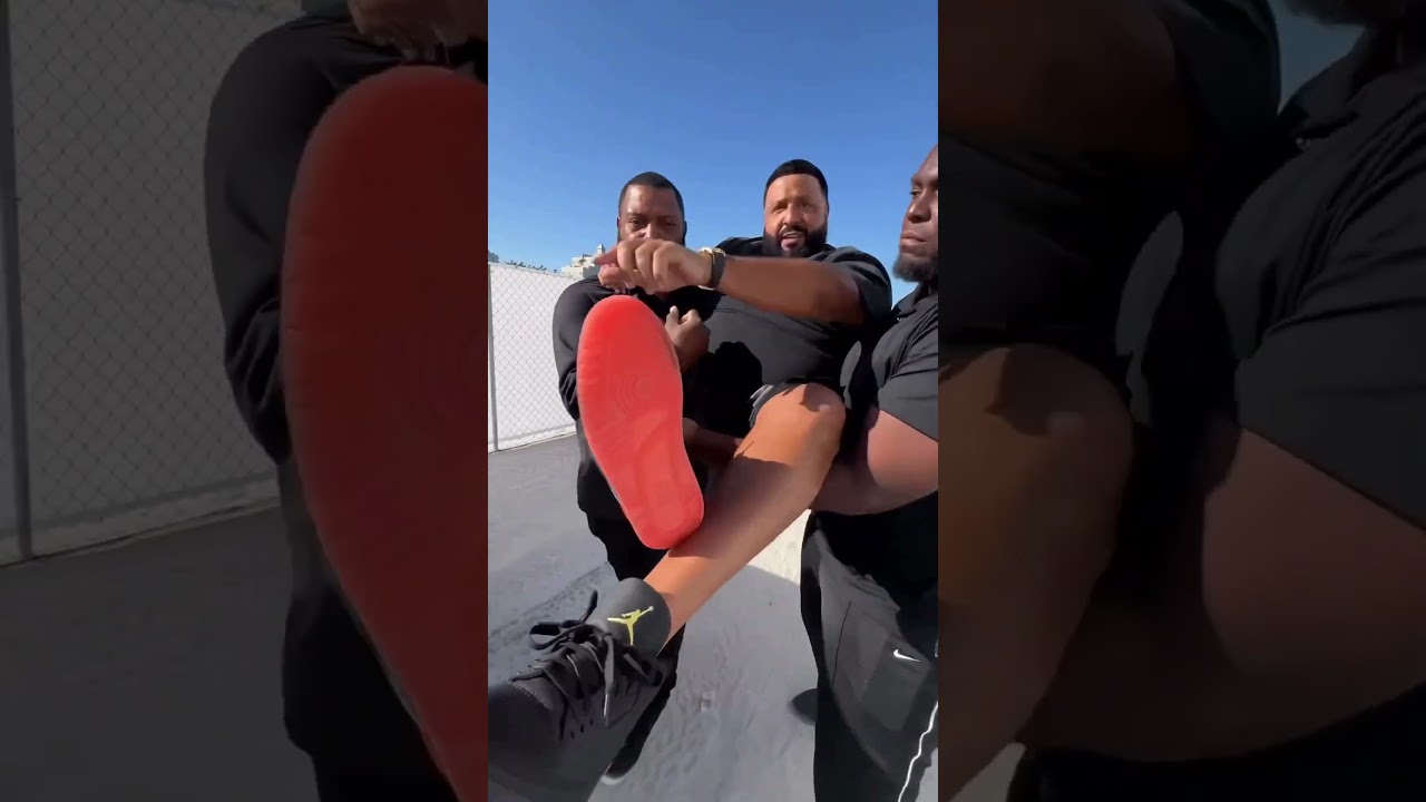 DJ Khaled Didn't Want To Get Sand In His J Balvin Jordan 3 Sneakers. #djkhaled