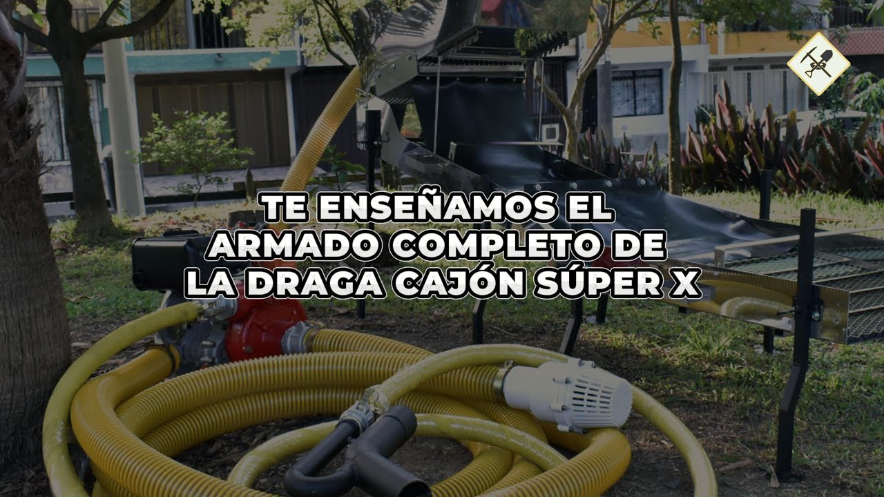 ¿Cómo armar una Draga Cajón Súper X para extraer oro? 🥇✅💰 #mineriaaluvial #dragacajon #oro #gold