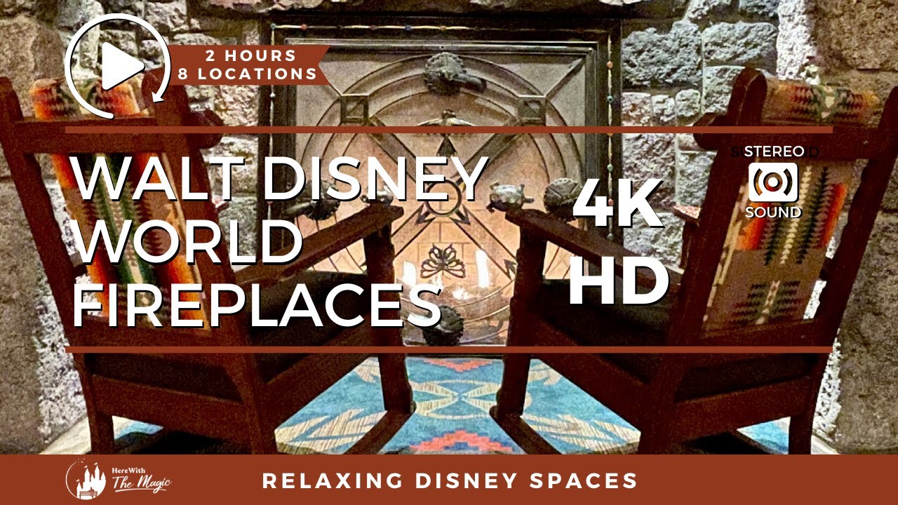 Walt Disney World Fireplaces (4K) (HD)