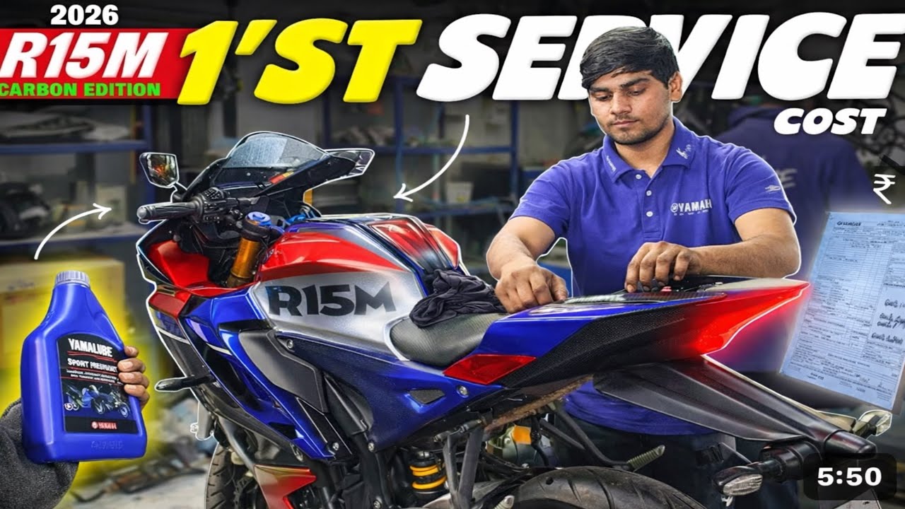 R15m | Full Service Details & Cost 😳 | mr sinu rider r1
