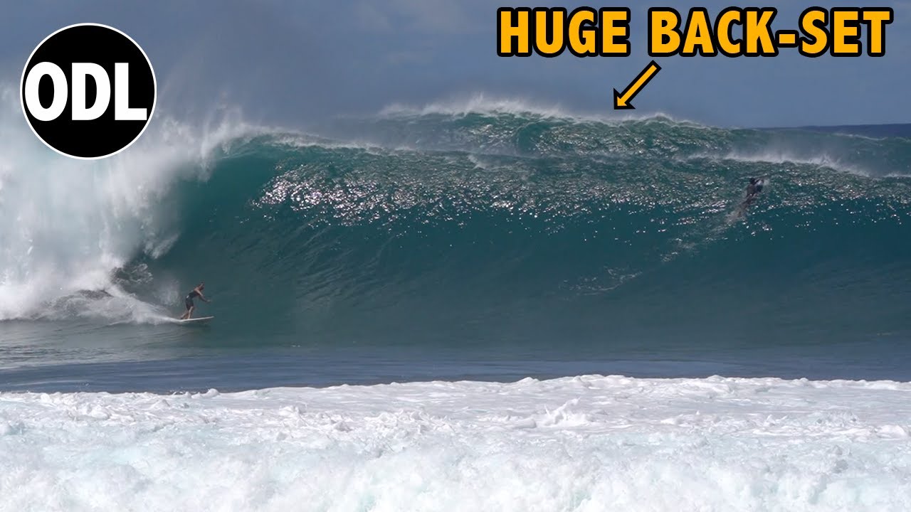 Huge 2nd Reef Pipe!!! Watch As Surfers Go For Broke As Pipe Unloads On First Reef!!!